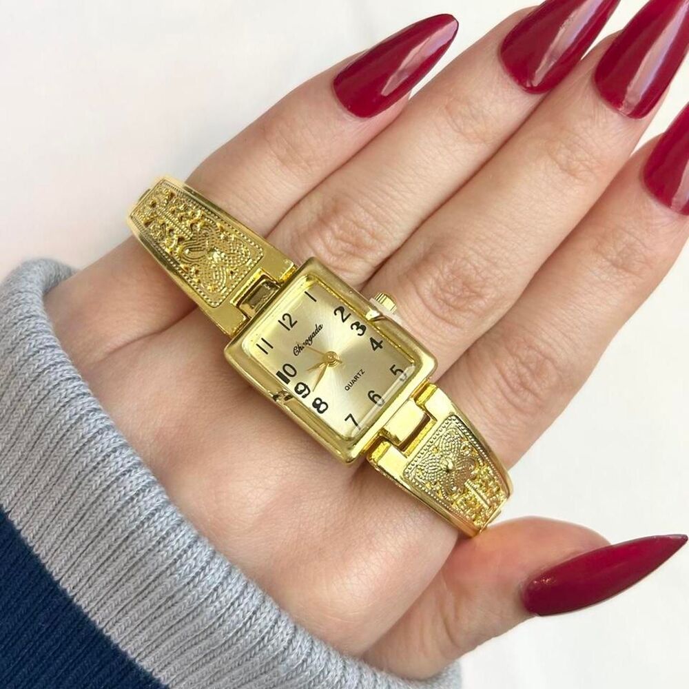 Vintage Inspired Luxury Gold Tone Watch